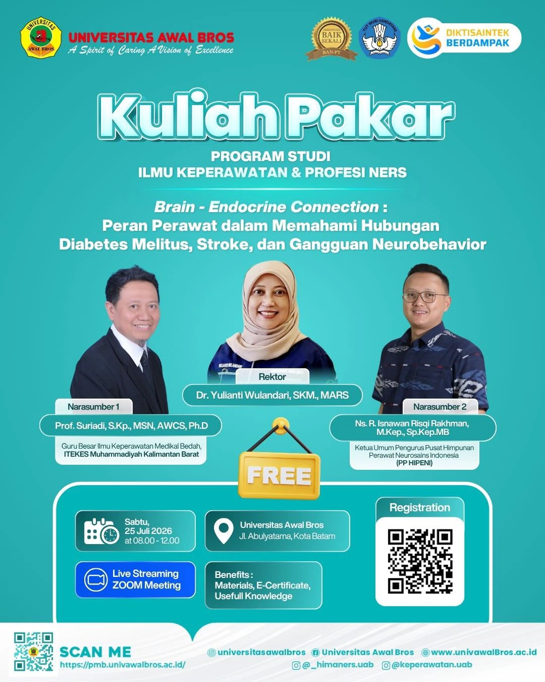 Kuliah Pakar Batch VIII Keperawatan